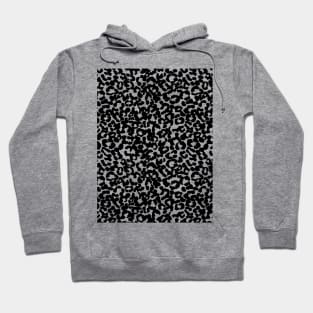 Beautiful Black Leopard Pattern Savage Animal Print Wild Safari Hoodie